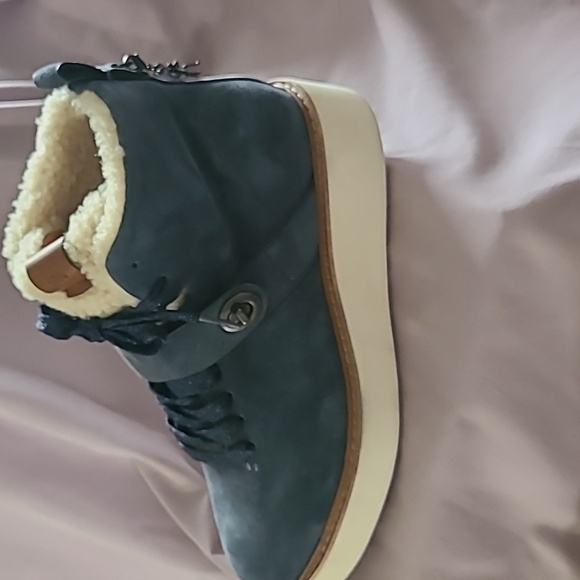 Coach Urban Hiker Suede and Shearling Lined Bootie - Picture 3 of 8
